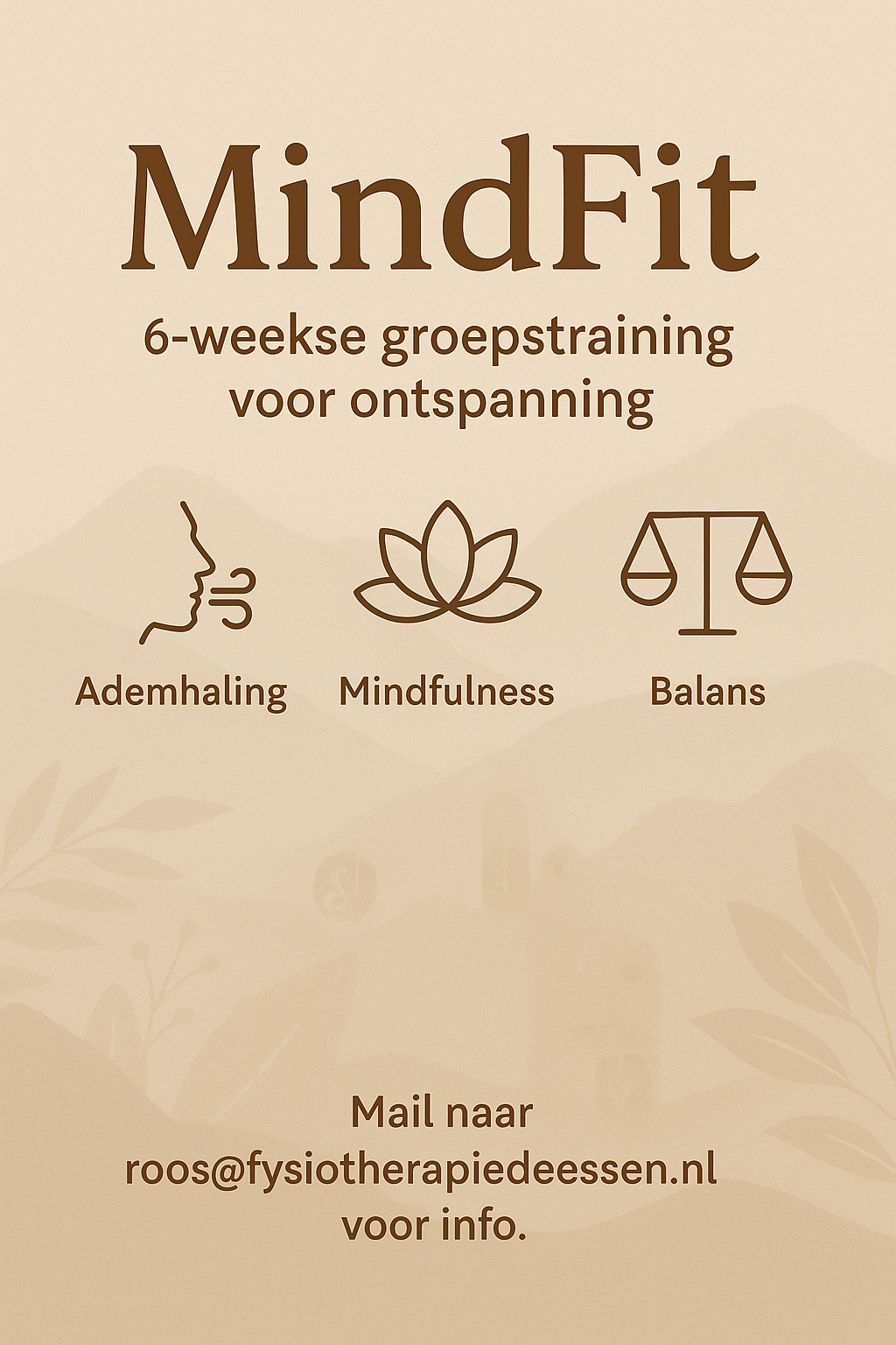 Nieuw in Oldenzaal: MindFit ontspanningsgroep